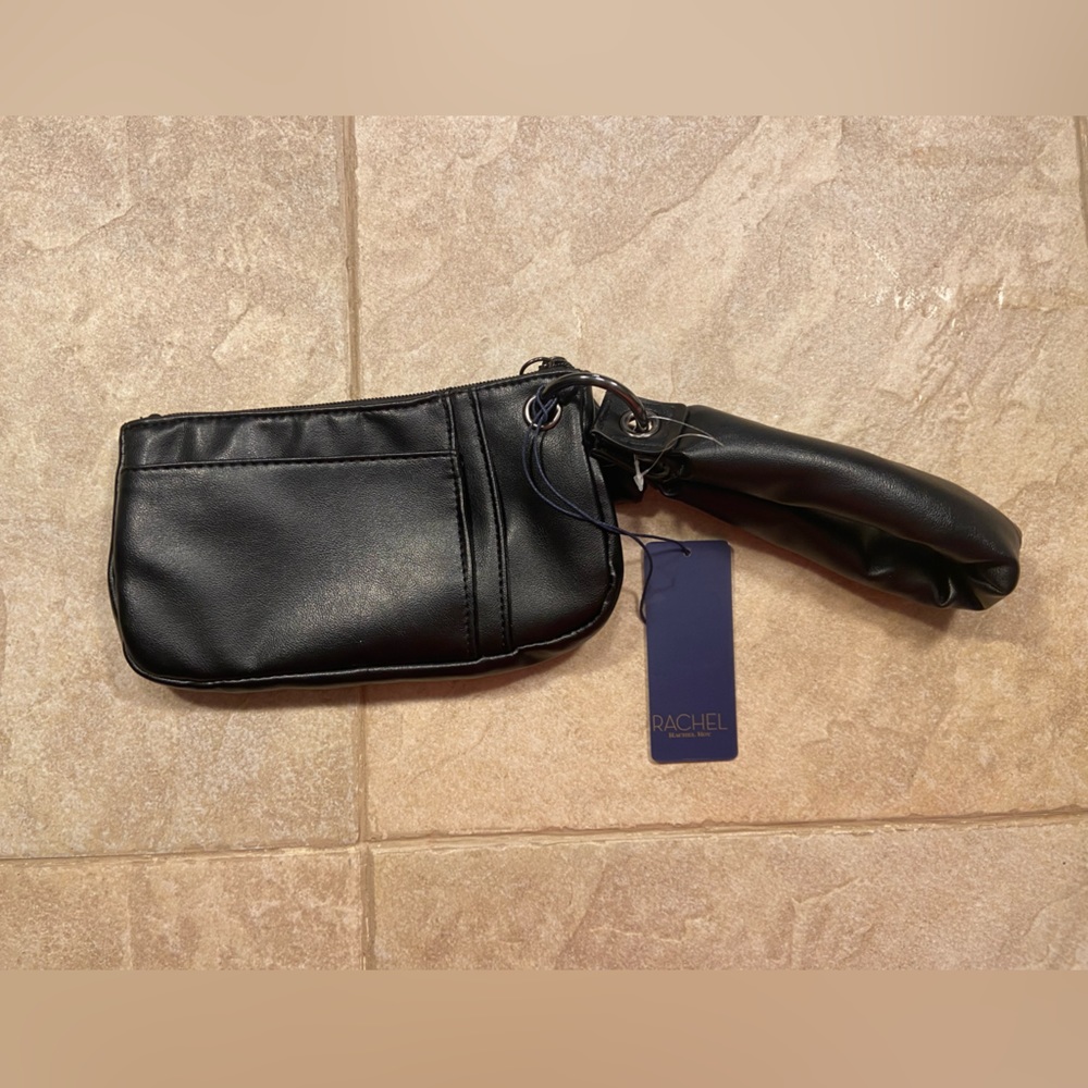 Rachel Roy Faux leather wristlet